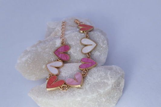 Pulsera Corazones