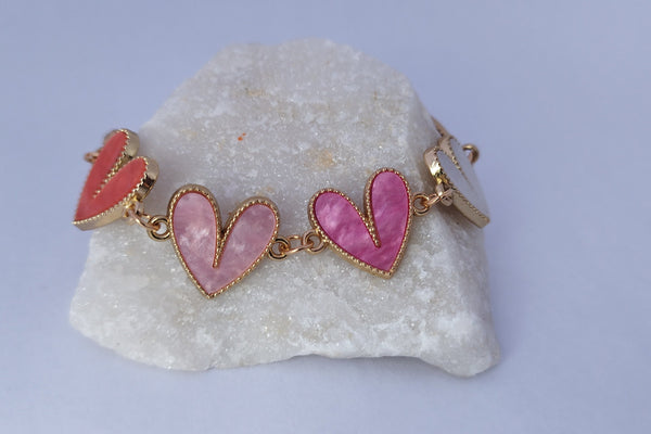 Pulsera Corazones